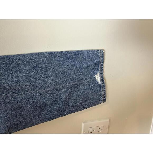 AGOLDE '90s Crop Mid-Rise Straight Leg Jeans Size 27 New - Picture 8 of 10